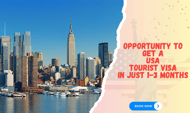 USA Tourist Visa in just 30 days